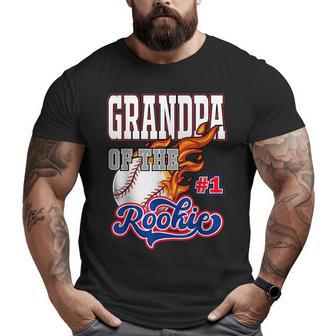 Grandpa Of The Rookie 1 Years Old Team Matching Family Party Big and Tall Men T-shirt | Mazezy