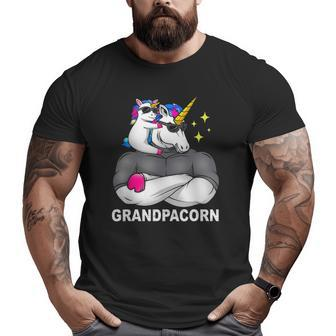 Grandpacorn Muscle Unicorn Toddler With Grandpa Big and Tall Men T-shirt | Mazezy CA