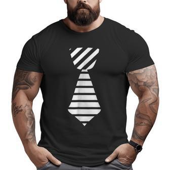 Great Necktie Father Colleague Big and Tall Men T-shirt | Mazezy