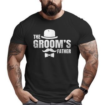 The Groom's Father Wedding Costume Father Of The Groom Big and Tall Men T-shirt | Mazezy