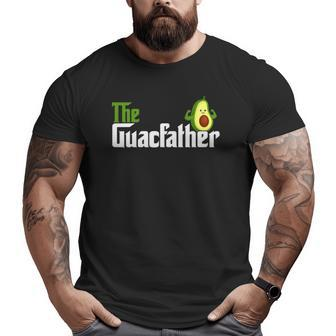 The Guacfather Happy Father's Day Avocado Lover Vegan Big and Tall Men T-shirt | Mazezy