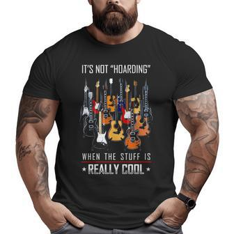 Guitar Hording Big and Tall Men T-shirt | Mazezy