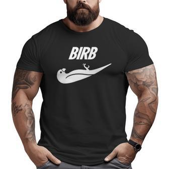 Gym Birb Big and Tall Men T-shirt | Mazezy