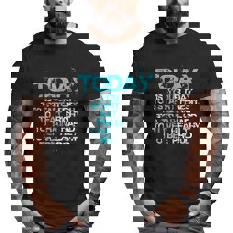 Gym Motivation Workout Quote Motivational Fitness Lover Big and Tall Men T-shirt | Mazezy