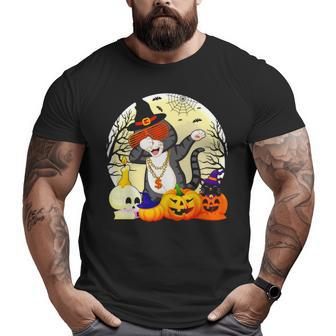 Halloween Cat Dad V2 Big and Tall Men T-shirt | Mazezy