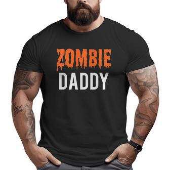 Halloween Family Zombie Daddy Costume For Men Big and Tall Men T-shirt | Mazezy AU
