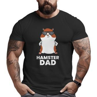 Hamster Dad Hamster With Sunglasses Big and Tall Men T-shirt | Mazezy