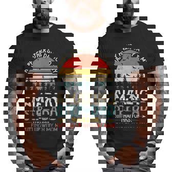 Happy Father's Day To My Amazing Stepdad Father Day Big and Tall Men T-shirt | Mazezy