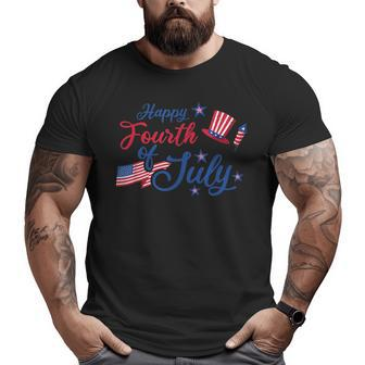 Happy Fourth Of July For A American Veteran Independence Day Big and Tall Men T-shirt | Mazezy