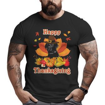 Happy Thanksgiving Black Labrador Dog I'm Thankful For My Big and Tall Men T-shirt | Mazezy