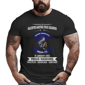 Helicopter Maritime Strike Squadron Hsm Big and Tall Men T-shirt | Mazezy