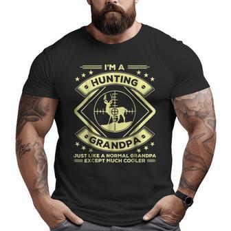 Hunting Grandpa Hunter Grandad Big and Tall Men T-shirt | Mazezy
