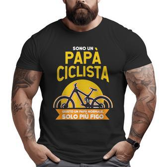I'm A Cyclist Dad A Normal Dad Just Cooler Italian Words Big and Tall Men T-shirt | Mazezy