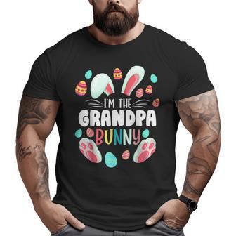 I'm The Grandpa Bunny Matching Family Easter Party Big and Tall Men T-shirt | Mazezy