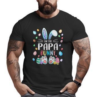 I'm The Papa Bunny Easter Day Family Matching Outfits Big and Tall Men T-shirt | Mazezy