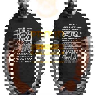 I'm A Proud Father In Law Of A Awesome Son In Law Big and Tall Men T-shirt | Mazezy
