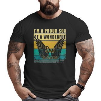 I'm A Proud Son Of A Wonderful Dad In Heaven Big and Tall Men T-shirt | Mazezy