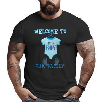 It's A Boy Baby Shower Party New Baby Premium Big and Tall Men T-shirt | Mazezy AU