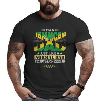 Jamaican Dad Father's Day Big and Tall Men T-shirt | Mazezy