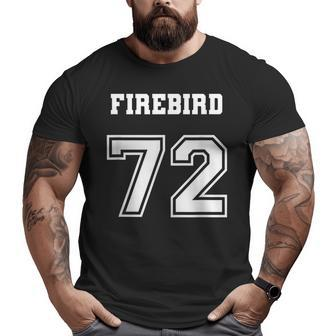 Jersey Style Firebird 72 1972 Love Old School Muscle Car Big and Tall Men T-shirt | Mazezy