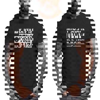 My Jokes Are Officially Dad Jokes Father's Day Big and Tall Men T-shirt | Mazezy