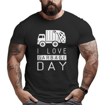 Kids Youth I Love Garbage Day Big and Tall Men T-shirt | Mazezy