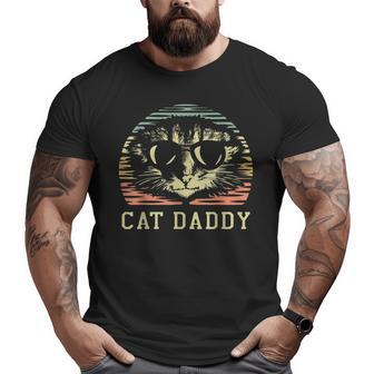 Kitty Lover Best Cat Dad Ever Animal Kitty Lover Paw Pet Big and Tall Men T-shirt | Mazezy