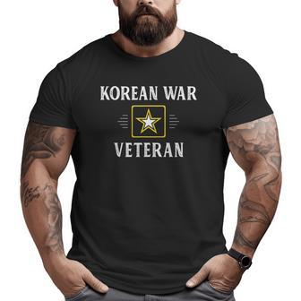 Korean War Veteran Happy Veterans Day Big and Tall Men T-shirt | Mazezy