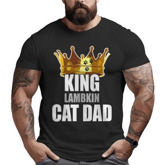 Lambkin Cat Dad Big and Tall Men T-shirt | Mazezy