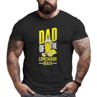 Lemonade Stand Juice Store Dad Of The Lemonade Dealer Big and Tall Men T-shirt | Mazezy