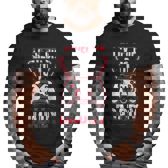 Level Up To Daddy Future Dad Level Unlocked 2023 Big and Tall Men T-shirt | Mazezy