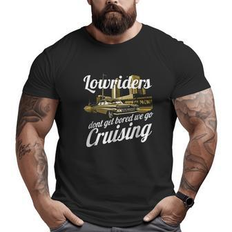 Lowriders Low Rider Muscle Car Big and Tall Men T-shirt | Mazezy