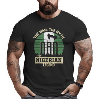 The Man The Myth The Nigerian Legend Dad Big and Tall Men T-shirt | Mazezy DE