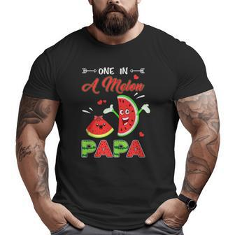 Matching Family One In A Melon Papa Big and Tall Men T-shirt | Mazezy DE