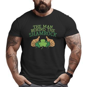 Matching Pregnancy Announcement St Patrick's Day Dad Big and Tall Men T-shirt | Mazezy