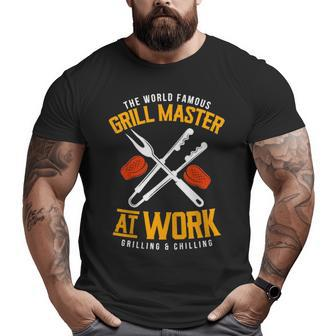 Meat Smoking Meat Grilling Bbq Lovers Dad Bbq Meat Bbq Big and Tall Men T-shirt | Mazezy
