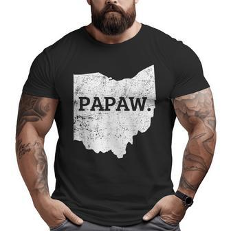 Men Papaw T Ohio T Ohio Grandpa Big and Tall Men T-shirt | Mazezy