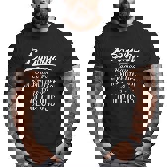 Mens Boompa Because Grandfather Is For Old Guys Cool Grandpa Big and Tall Men T-shirt | Mazezy