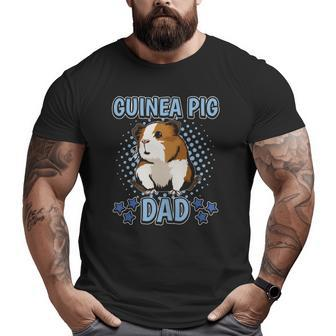 Mens Boys Guinea Pig Dad Father's Day Cavy Guinea Pig Big and Tall Men T-shirt | Mazezy