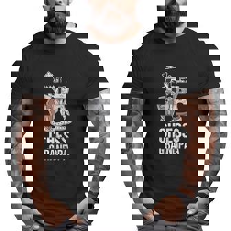 Mens Chess Grandpa Grandfather Chess Player Big and Tall Men T-shirt | Mazezy