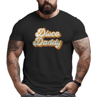 Mens Disco Daddy Retro Matching 60'S 70S Party Costume Dad Big and Tall Men T-shirt | Mazezy