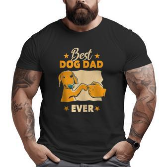 Mens Dogs And Dog Dad Best Friends Father Men Big and Tall Men T-shirt | Mazezy