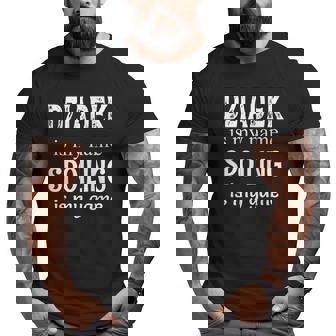 Mens Dziadek Is My Name Poland Polish Grandfather Grandpa Big and Tall Men T-shirt | Mazezy