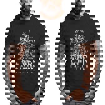 Mens Father Of The Year Viking Father's Day Big and Tall Men T-shirt | Mazezy