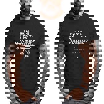 Mens First Time Grandad Expecting Look At Me New Grandad Big and Tall Men T-shirt | Mazezy