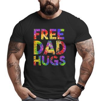 Mens Free Dad Hugs Pride Lgbtq Gay Rights Straight Support Big and Tall Men T-shirt | Mazezy