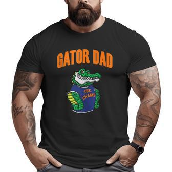Mens Gator Dad Florida Big and Tall Men T-shirt | Mazezy