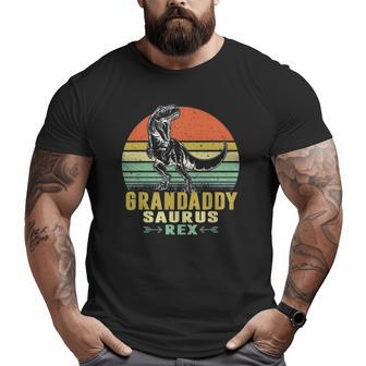 Mens Grandaddysaurusrex Dinosaur Grandaddy Saurus Family Big and Tall Men T-shirt | Mazezy