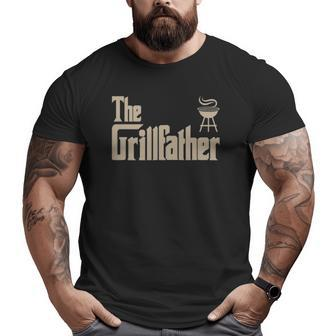 Mens Great Dad The Grillfather Men Tee S Big and Tall Men T-shirt | Mazezy