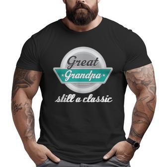 Mens Great Grandpa Fathers Day Vintage T-Shirt Big and Tall Men T-shirt | Mazezy